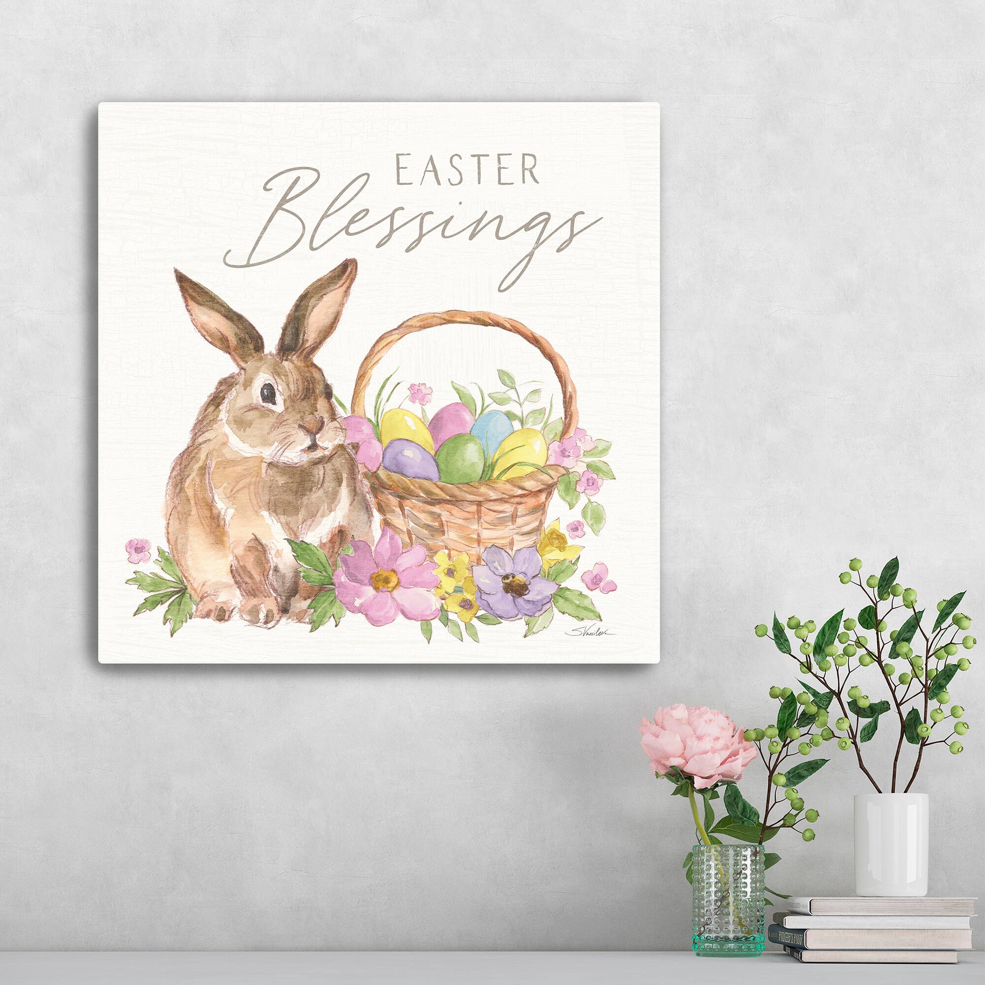 Lumaprints Happy Easter VI Bright Canvas Giclée Art